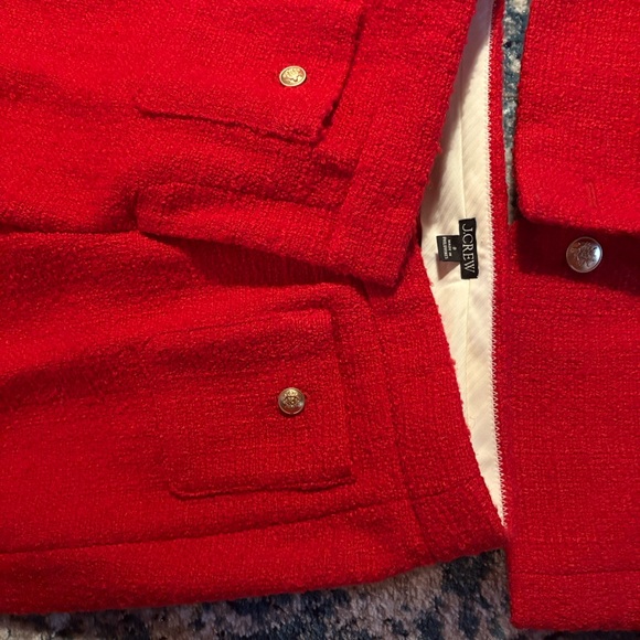 J. Crew Vibrant Red Pantsuit - Picture 3 of 9